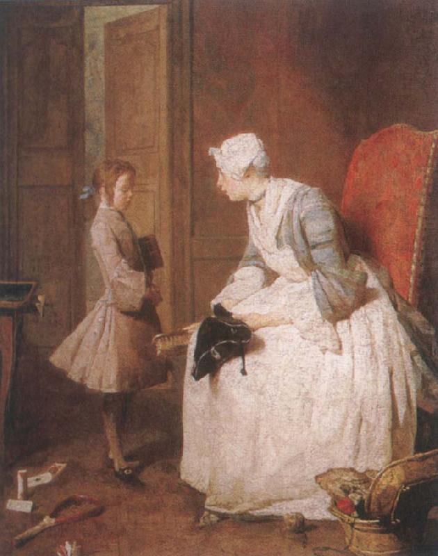 Jean Baptiste Simeon Chardin The Govemess Sweden oil painting art